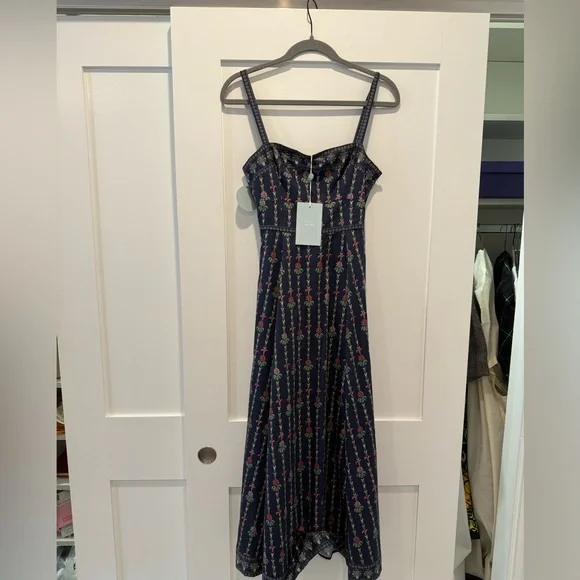 ***SOLD*** Hill House Home Trailing Fern Margot Midi Nap Dress- NWT - Picture 3 of 5
